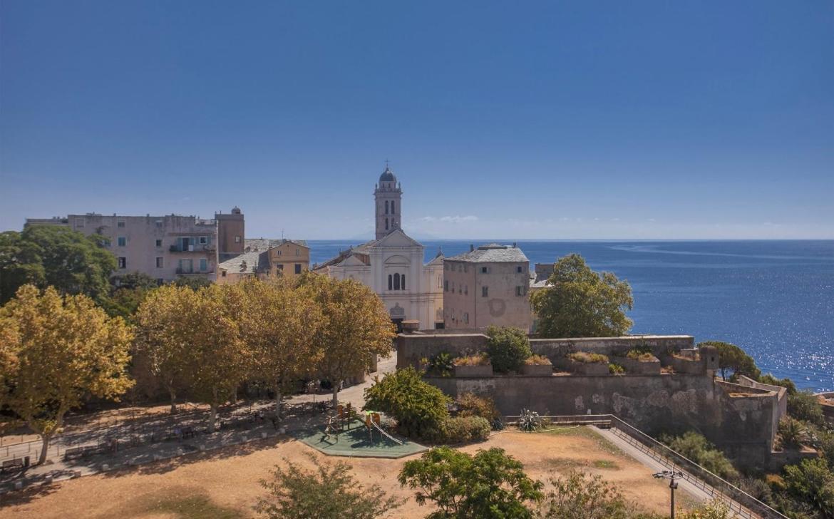 בסטיה Pepites Bastiaises Piazza D'A Appartement Roof Top Vue Mer מראה חיצוני תמונה
